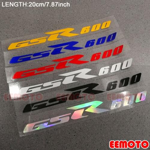 Motorcycle body Wheel Rims Fairing Helmet Tank Pad Label logo reflective Stickers Decals For SUZUKI GSR 600 GSR600