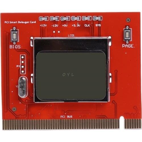 PC LCD PCI Display Computer Analyzer Motherboard Diagnostic Debug Card Tester For PC Laptop Desktop