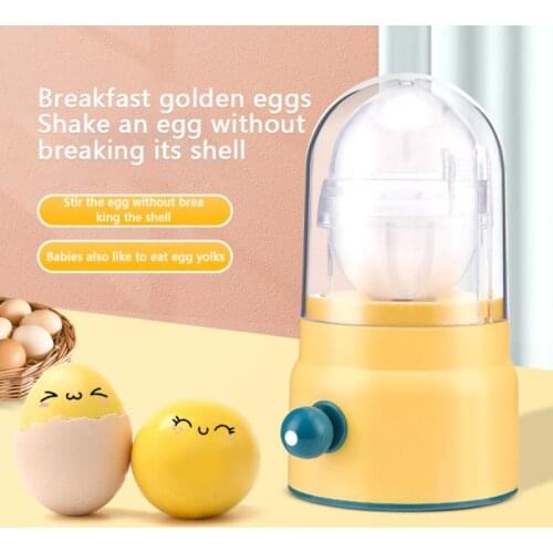 Creative Egg Scrambler Manual Egg Pulling Egg Yolk Protein Mixed Shaker Portable Breakfast Golden Egg Kitchen Cooking Tool