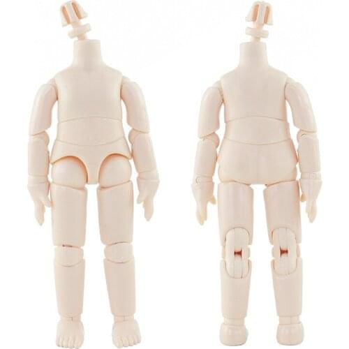 18cm BJD Dolls with Detachable Joints OB11 Doll Naked Nude Body 1/10 DIY Assembly Palm Doll Accessories for Children Gifts