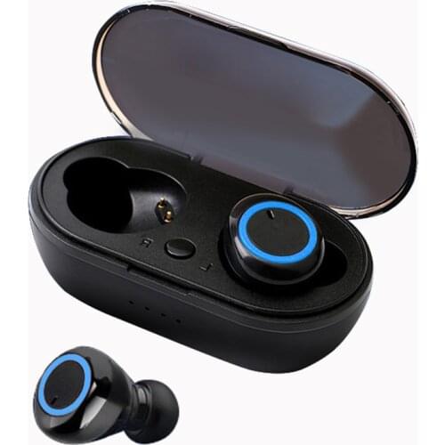 Mini Portable TWS Bluetooth 5.0 Earphones Wireless Headphones Stereo Sports Wireless Earphone Headset With Microphone