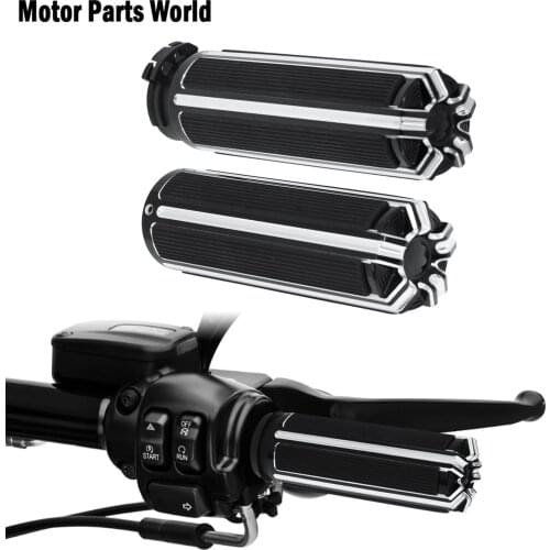 Motorcycle 1"25mm Handle Bar Hand Grips For Harley Sportster XL883 1200 Touring Road King Electra Glide Dyna FXDL Softail Custom