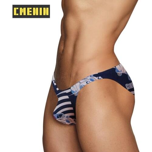CMENIN Popular Nylon Gay Sexy Mens Panties Briefs Men Underpants Soft Calzoncillos Hombre Jockstrap Underwear Man Sexi AD7302