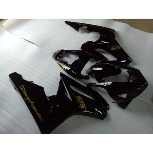 Injection mold Fairing kit for Triumph Daytona675 06 07 08 daytona 675 2006 2007 2008 ABS Gloss black Fairings set+gifts DF07