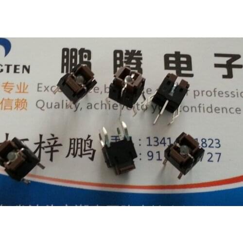 Original new 100% import DIP TLL-62BY-S-V-B touch switch 6*6*7.5 with lamp key orange lamp yellow LED TLL-62BBA-S-V-B blue light