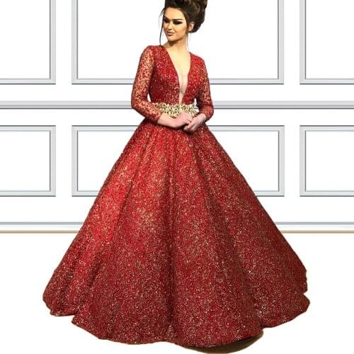 African Special Fabric Celebrity Dresses 2019 A-Line Formal Evening Dress Arabic Women Prom Party вечернее платье Dubai Vestidos