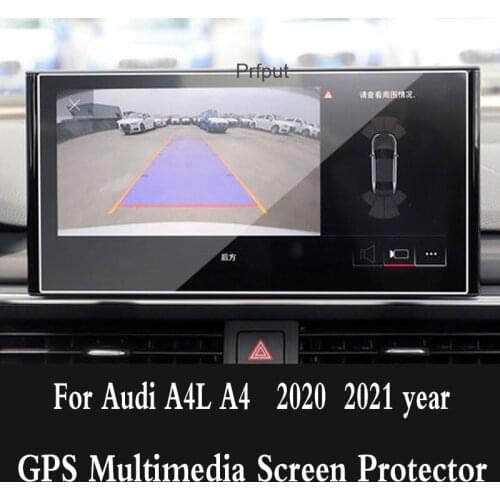 Tempered Glass Screen Protector For Audi A4L A4 allroad quattro Car DVD GPS Multimedia LCD Guard Anti Scratch Film 2020 2021
