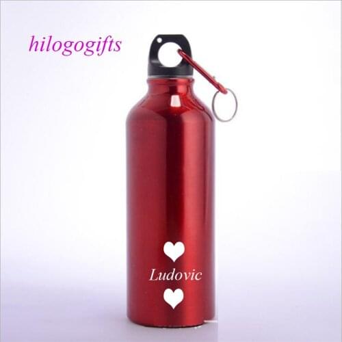 Outside sport water Bottle with hook Beer jar case 500ml Custom water bottle With your logo text gradient Bicycle bottle