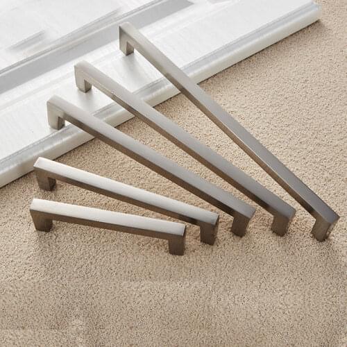 Long Handle Modern Minimalist Kitchen Furniture Cabinet Drawer Pull, Gold zinc alloy Wardrobe Bedside Cabinet Locker Knob