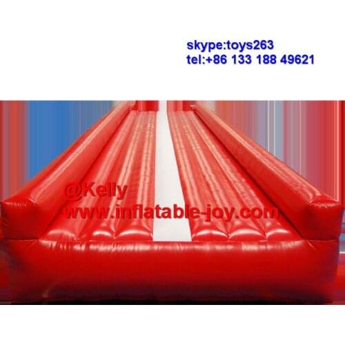 Free air shipping pvc tarpaulin inflatable track tumble air track for sale, dancing practice inflatable tumbling track