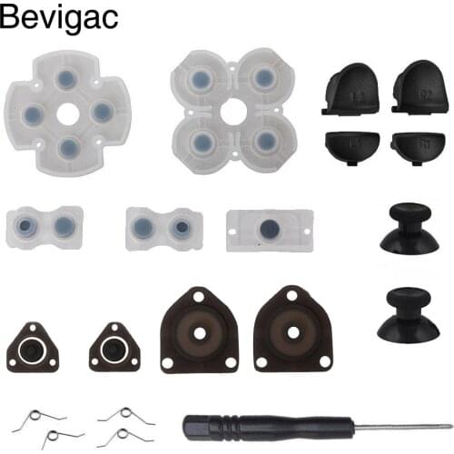 Bevigac L1 L2 R1 R2 Button Trigger Set Joystick Gamepad Gadget for Sony PlayStation PS4 PS 4 Controller Accessories