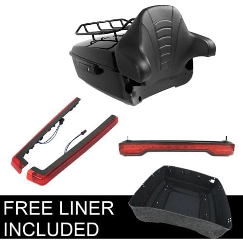 Motorcycle King Pack Trunk Pad Tail Light Side Marker For Harley Tour Pack Touring Electra Glide Street Glide Road King 14-20