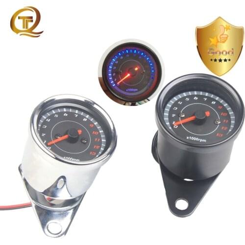 12V Digital Motorcycle Electric Speedometer Tachometer Mechanic Gauge LED Backlight For Yamaha Honda Moto Accessories