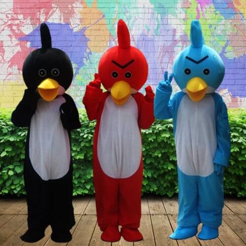 Five Kinds of Mascot Birds Cartoon Doll Cosplay Costume Animation Headset Clothing Suit Adult Halloween Easter Birthday Party