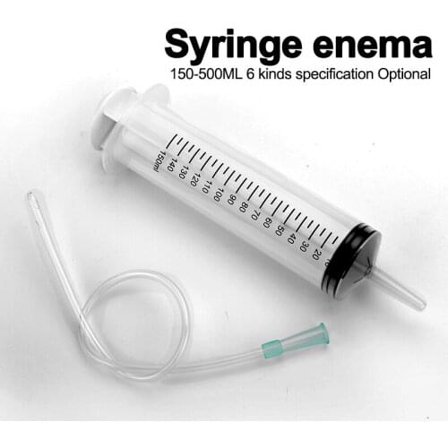 Medical Irrigator Rubber Tube Large Syringe Anal Pump Rectal Colon Cleaning Vaginal Wash For Feminine Hygiene Anus Enema Sex Toy