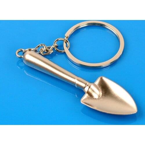 Mini Metal Wrench/Shovel Keychain Couples Keyring Souvenirs Gift Car Keychain Pendant Ornament 1 Pc