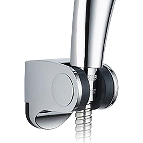 Bathroom Shower Head Phone Holder Chrome Bathroom Wall-mounted Adjustable Hand-held Shower Bracket Bathroom Accessories