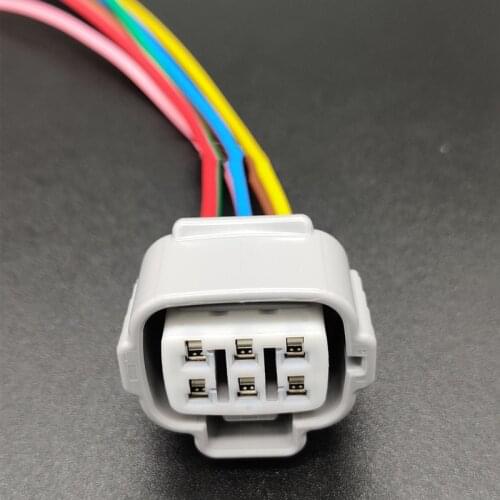 Original quality 6Pin Car headlamp waterproof harness plug for Toyota 90980-11663 90980-11194