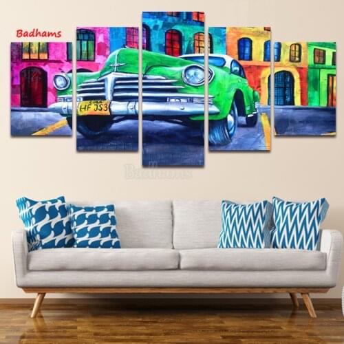 Canvas Painting Decoration Frameless Painting Living Room Pentastic Painting Oil Painting Car Painting Bedroom Painting