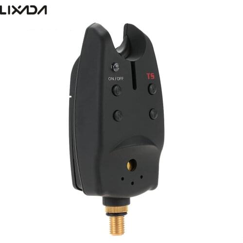 LIXADA Fishing Alarm Fishing Alerts Bite Alarm Pesca Carp Indicator Swinger LED Sound on Fishing Bell/Alarm Rods Fishing Gear