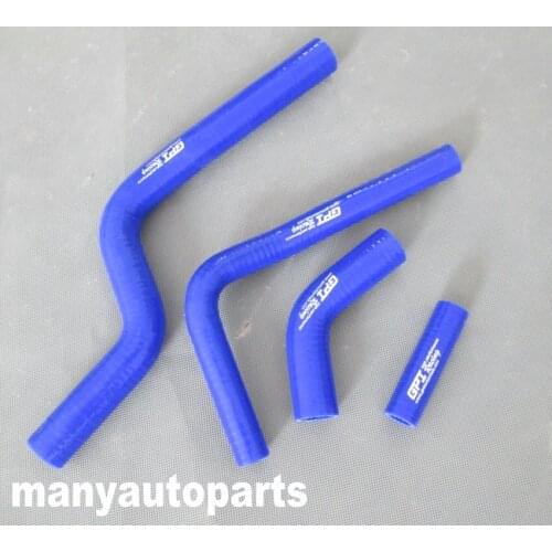 For Kawasaki KXF250 KXF250 04 Suzuki RMZ250 RMZ250 2004 Silicone Radiator Hose BLUE