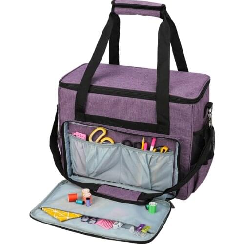 Sewing Machine Storage Bag Portable Knitting Bag Wool Crochet Hooks Thread Yarn Storage Bag Sewing Needles Organizer