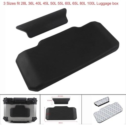 Universal Motorcycle Top Case Backrest Luggage Box Case Trunk Rear Tail Passenger Back Rest Pad for Honda BMW Yamaha Kawasaki
