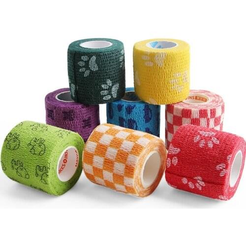 Muscle Tape Wrapped Viscous Elastic Bandage Kinesiology Bandage Supports Muscle Injury Kinematics Elbow Pads And Knee Bandages