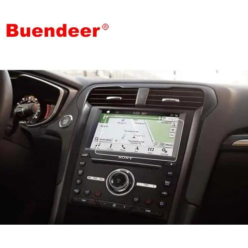 Buendeer 8-inch Navigation Screen Protector Glass Film for Ford Fusion S SE SEL Titaniu 2013-2019 car interior accessories