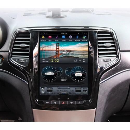 10.4 inch Vertical screen Android 9.0 Car GPS Navigation For Jeep Grand Cherokee 2014-2017 Stereo Radio WIFI multimedia player