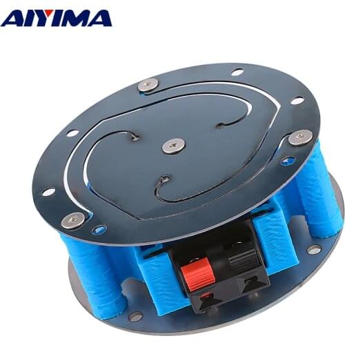 AIYIMA 3Inch Vibration Speaker 6 ohm 60W Bass Shock Drive Plane Full Range Resonance Car Chair Sofa Music Shock DIY Home Theater