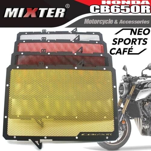 Motorcycle Aluminum Radiator Guard Radiator Grille Cover Protection Fits For HONDA CB650R NEO Sports Cafe 2019 2020 2021 CB650 R