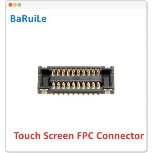 BaRuiLe 10pcs Touch Screen FPC Connector for iPad mini 1 2 3 A1432 Digitizer Glass FPC Socket Plug on Logic board Plug Board