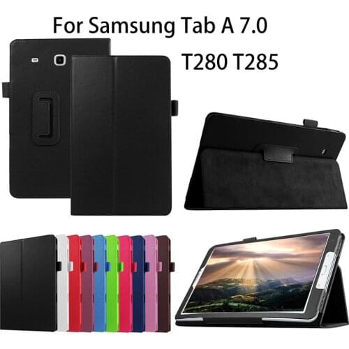 2016 PU Leather Case For Samsung Galaxy Tab A a6 7.0 inch T280 T285 SM-T280 SM-T285 Covers Case Tablet Business Flip Shell Funda