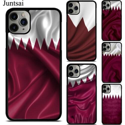 Qatar Flag National Banner Case For iphone 12 Mini 11 Pro Max X XR XS Max SE 2020 6s 7 8 Plus 5 Cover