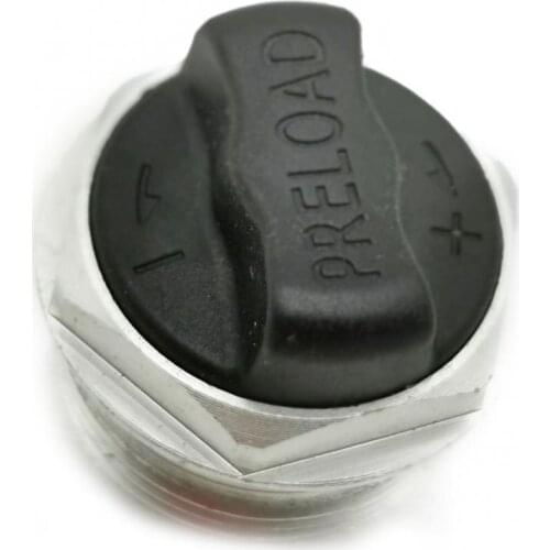 Black Durable Mountain Bike Bicycle Plastic Front Fork Practical Portable Adjustment Knob Lock Wear-Resistant Cover For Cycling