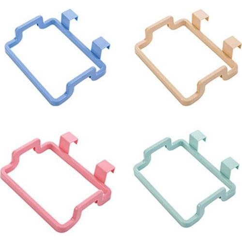 Garbage Bag Holder Hanging Frame Rubbish Bag Trash Bag Hook Rack Cupboard Cabinet Door Storage Stand Rack for Space Saving Tools