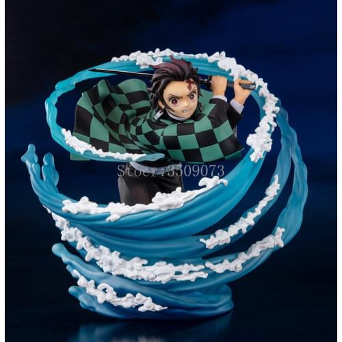 15cm Kimetsu No Yaiba Anime Figure Kamado Tanjirou Action Figure Demon Slayer Figuarts ZERO Tanjiro Kamado Water Breath Figurine