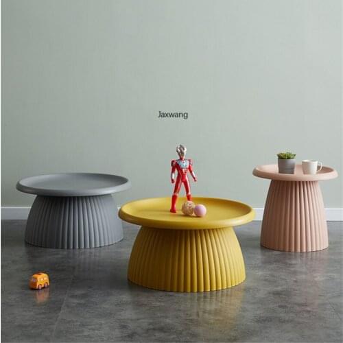 Round Tables Personality Modern Minimalist Sofa Side Table Ins Simple Table Home Balcony Outdoor Simple Coffee Table Living Room