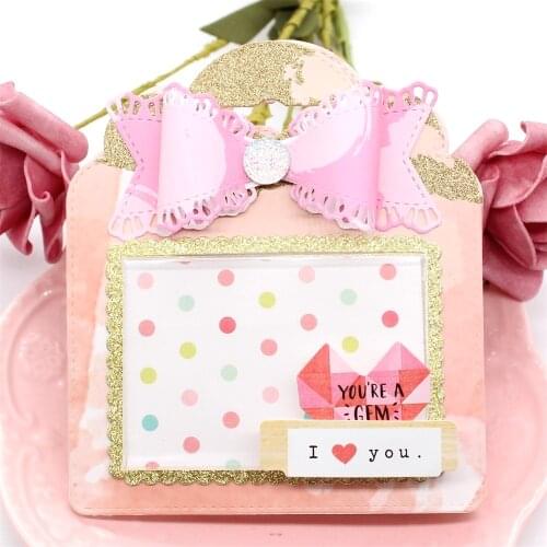 KSCRAFT Chocolate Box Tag Metal Cutting Dies Stencils for Scrapbooking/photo album Decorative Embossing Paper Card