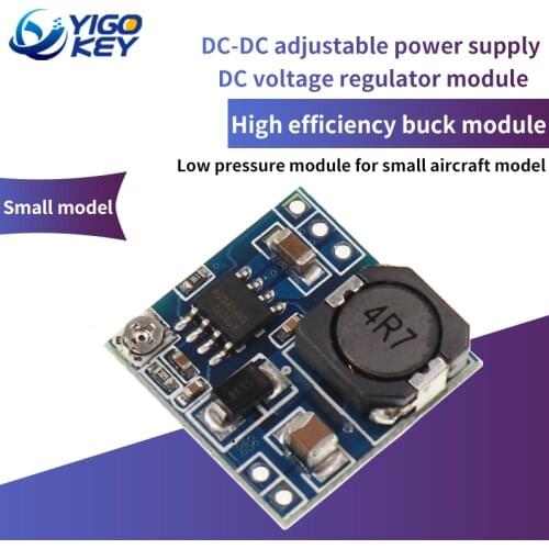 MINI jet High efficiency BUCK DC-DC adjustable power supply module DC Voltage stabilizer module Out 0.92-15V