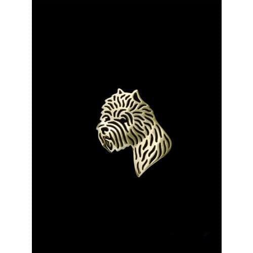 New Classic Animal West Highland White Terrier Dog Head Broche Gold Silver Designer Brooch For Men Overwatch Gift For Friend
