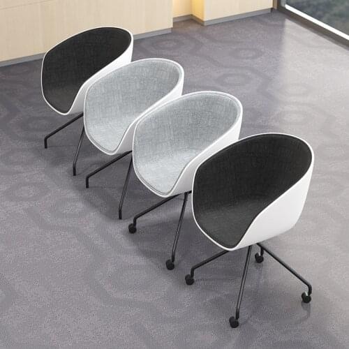 Modern Design Plastic and Metal Swivel Office Chair Computer Chair Study Chairs Fashion Design Loft Popular Wheel Chair Seat
