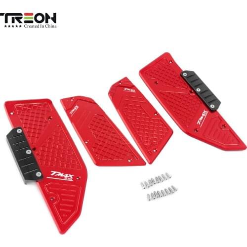 Motorcycle Front Rear Footboard Steps Footrest Pedal Foot Plate For YAMAHA TMAX 530 T-MAX530 SX DX T-MAX TMAX530 2017 2018 2019