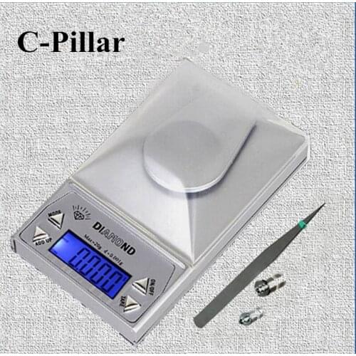 50g * 0.001g Portable Mini Digital Scale Pocket Electronic Jewelry Gold Diamond Scale Grams Weight Weighing Free Shipping