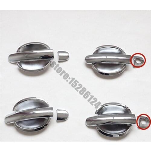 Car styling for Skoda Octavia 2006-2014 ABS Door handle Protective covering Cover Trim Door Handle Bowl