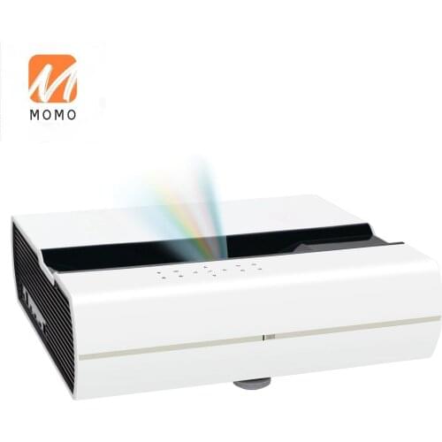 Ultra Short Throw Focus Projector, Smart Multimedia 3D Movie LED Projector w/Hi-Fi Stereo
