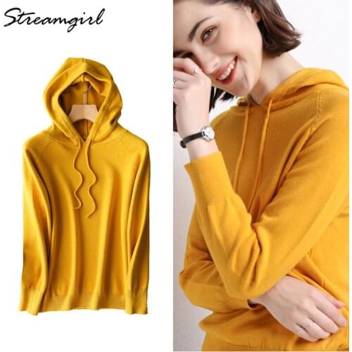 Women Hoodies Sweatshirts Long Sleeve Female Sweatshirt Hoodies Women Knitted Sweatshirts Korean Hooded Sweatshirt Pullovers