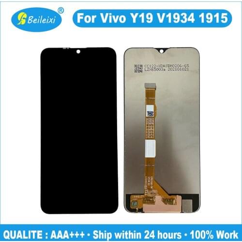 For Vivo Y19 2019 1915 V1934 LCD Display Screen Touch Sensor Digitizer Assembly For Vivo Y5s U3 2019 V1934A V1941A LCD