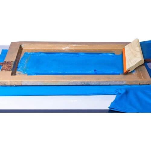 10x14'' Wood Silk Screen Printing Frame + 9'' Screen Printing Squeegee Set for DIY Craft